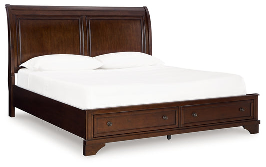 Trellington King Sleigh Storage Bed