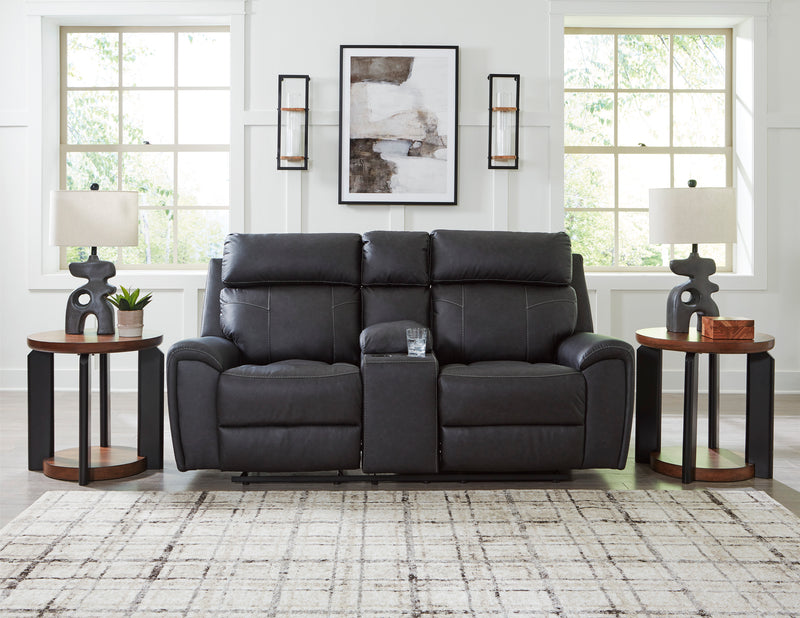 Montacute Carbon Manual Reclining Living Room Set