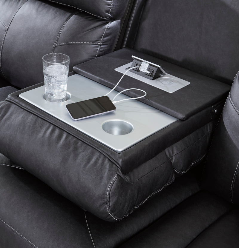 Montacute Carbon Manual Reclining Living Room Set