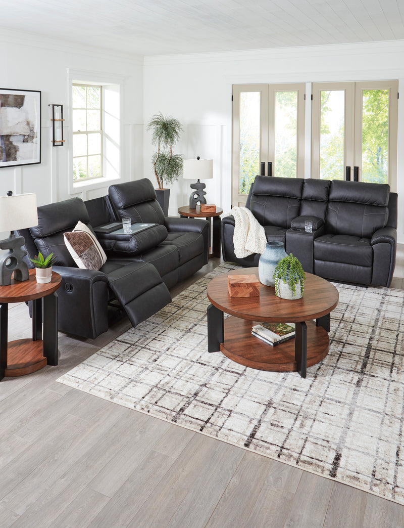 Montacute Carbon Manual Reclining Living Room Set
