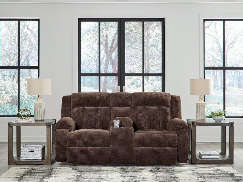 Observation Power Reclining Loveseat with Console