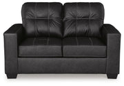 Ashley Furniture Barlin Mills living room set with sofa, loveseat, and coordinating coffee table\Seeder
