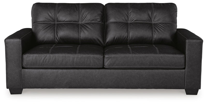 Barlin Mills living room set by Ashley Furniture with sofa, loveseat, and matching coffee table in neutral upholstery