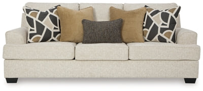 Ashley Furniture Heartcort sofa with plush cushions and modern design, shown from a front head-on perspective.