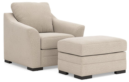 Ashley Furniture Lango living room set with sofa and matching chairs, featuring modern design and neutral upholstery.