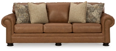 Ashley Furniture Carianna sofa sleeper with plush upholstery, showing the convertible sleeper bed in a modern living room setting.