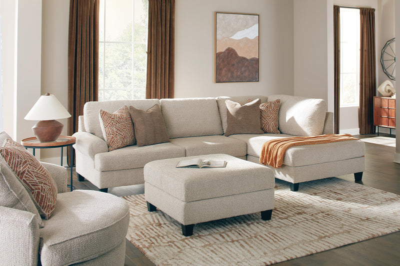 Ashley Furniture Steelwater Retreat living room set with sofa, loveseat, and armchair in a cozy, modern design.