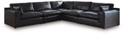 Ashley Furniture Emilia sectional sofa in neutral upholstery, shown from a front angle