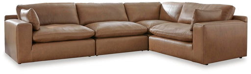 Ashley Furniture Emilia sectional sofa in a modern living room setting