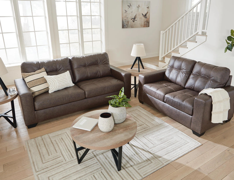 Barlin Mills living room set by Ashley Furniture with coordinated seating and textured upholstery