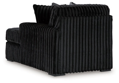 Midnight-Madness Sectional with Chaise with FREE Ottoman