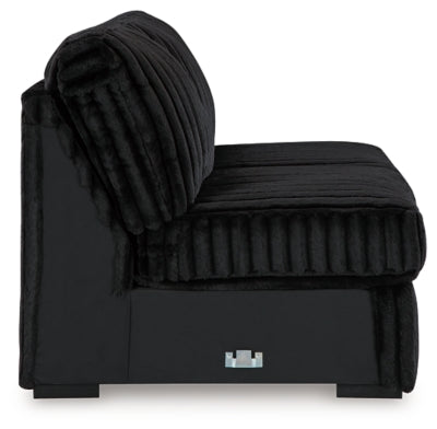 Midnight-Madness Sectional with Chaise with FREE Ottoman