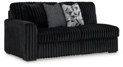 Midnight-Madness Sectional with Chaise with FREE Ottoman