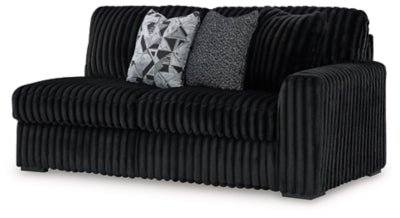 Midnight-Madness Sectional with Chaise with FREE Ottoman
