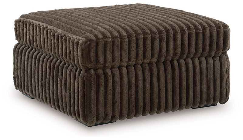 Midnight-Madness Oversized Accent Ottoman