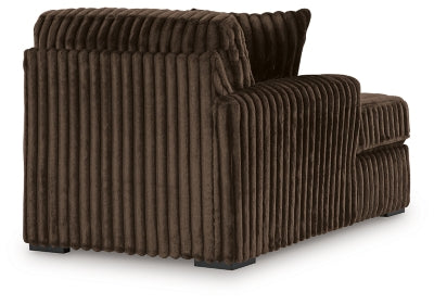 Midnight-Madness Sectional with Chaise with FREE Ottoman