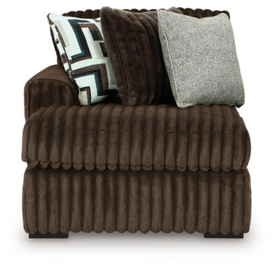 Midnight-Madness Sectional with Chaise with FREE Ottoman