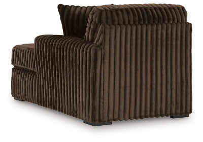 Midnight-Madness Sectional with Chaise with FREE Ottoman