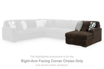 Midnight-Madness Sectional with Chaise with FREE Ottoman
