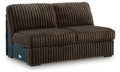 Midnight-Madness Sectional with Chaise with FREE Ottoman