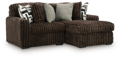 Midnight-Madness Sectional with Chaise with FREE Ottoman
