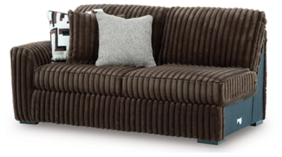 Midnight-Madness Sectional with Chaise with FREE Ottoman