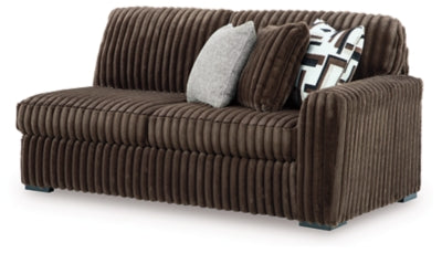 Midnight-Madness Sectional with Chaise with FREE Ottoman