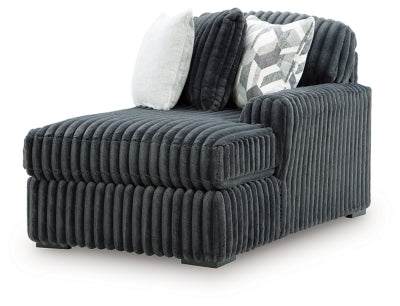 Midnight-Madness Sectional with Chaise with FREE Ottoman