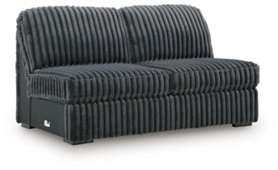Midnight-Madness Sectional with Chaise with FREE Ottoman