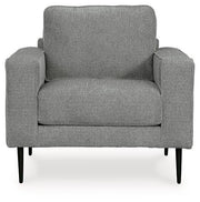 Ashley Hazela Living Room Set featuring a sofa, armchair, and coffee table in a modern, stylish design.