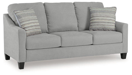 Ashley Furniture Adlai Sofa with plush fabric, modern design, and cushioned armrests in a stylish living room setting.