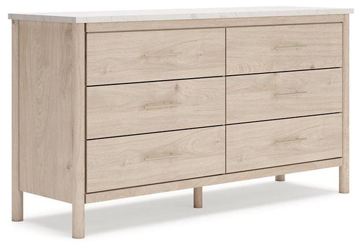 Ashley Furniture Cadmori Dresser with sleek wood finish and multiple drawers, modern storage solution for bedroom organization.