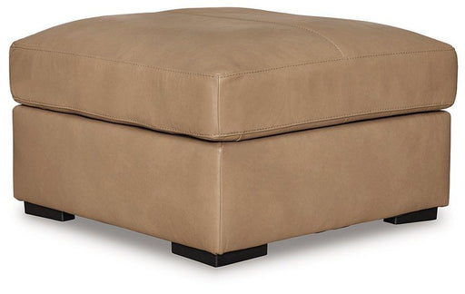 Oversized Bandon accent Ottoman by Ashley Furniture with plush fabric and modern design, ideal for living room or lounge decor.