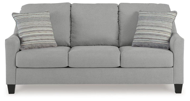 Adlai Sofa Sleeper by Ashley Furniture showing a modern gray sleeper sofa with plush cushions and a convertible design.