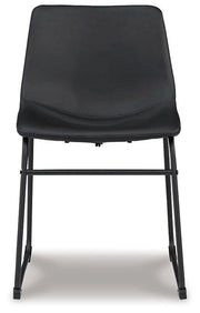 Ashley Furniture Centiar dining chair with upholstered seat and wooden legs, modern design suitable for dining rooms