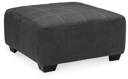 Ashley Furniture Ambee Oversized Accent Ottoman with plush fabric and modern design, shown as a stylish living room accent piece