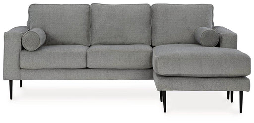 Ashley Hazela living room set featuring a sofa and loveseat with neutral upholstery and contemporary design.