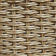 Set of two Ashley Furniture Amaris outdoor dining chairs with woven seats and metal frames, suitable for patio or garden dining.