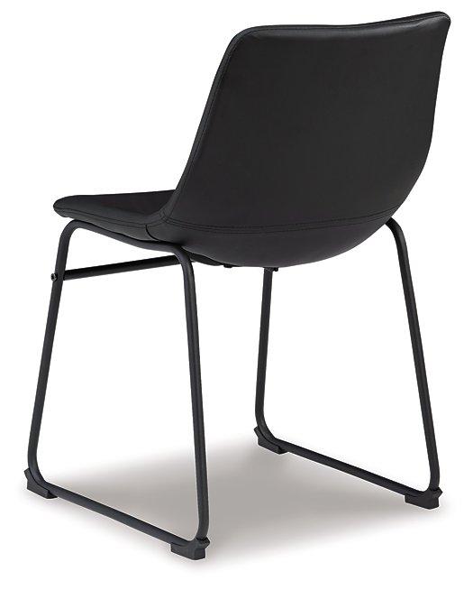 Ashley Furniture Centiar Dining Chair with cushioned seat and wooden legs, modern design for dining rooms.