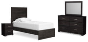 Ashley Furniture Belachime bedroom set featuring a modern bed frame, matching nightstands, and coordinated bedroom furniture.