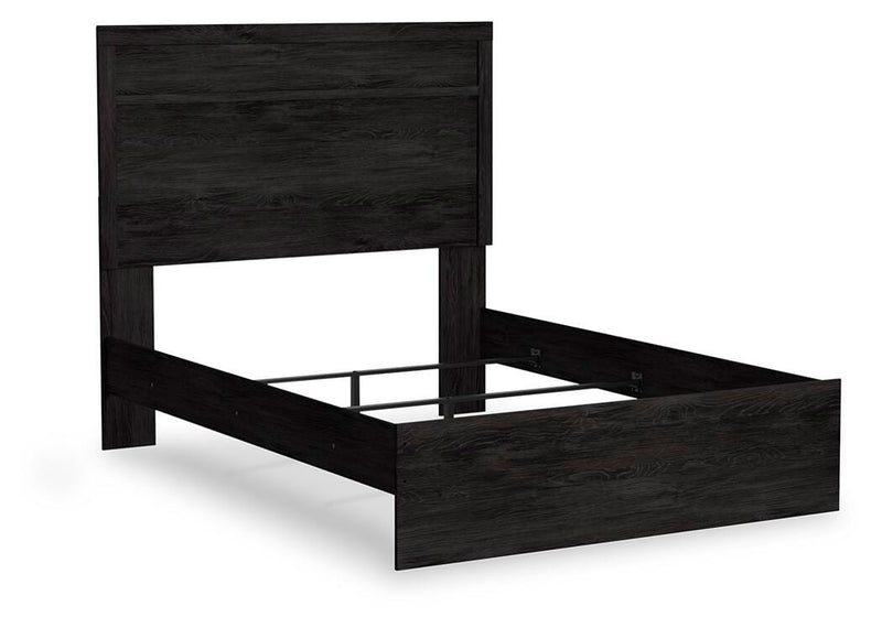 Ashley Furniture Belachime bedroom set featuring a bed, nightstands, and dresser in a modern, stylish design.