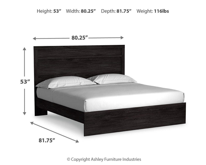 Ashley Furniture Belachime bedroom set featuring a modern bed frame, matching nightstands, and coordinated bedroom furniture.