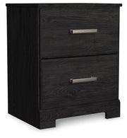 Ashley Furniture Belachime bedroom set featuring a bed, nightstands, and dresser in a stylish, modern design.