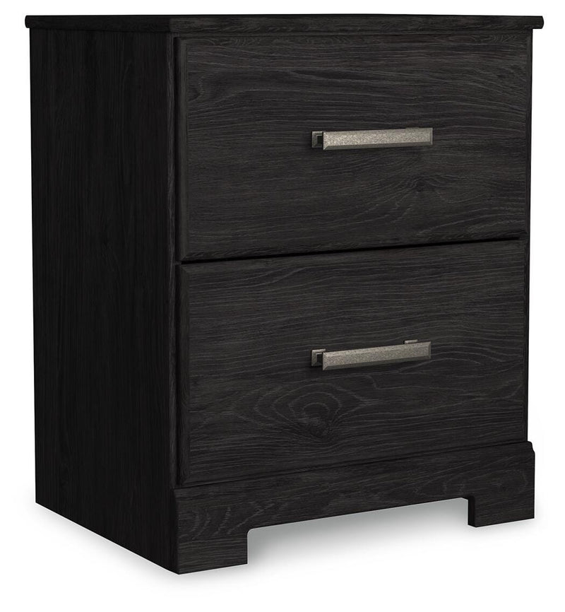 Ashley Furniture Belachime bedroom set featuring a bed, nightstands, and dresser in a stylish, modern design.
