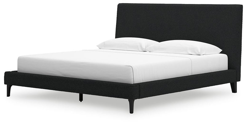 Cadmori King Upholstered Bed with Roll Slats