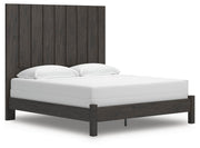 Ashley Furniture Fraluna bedroom set featuring a modern bed frame with matching nightstands and dresser in a stylish bedroom setup.