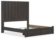 Ashley Furniture Fraluna bedroom set featuring a modern bed frame, nightstands, and dresser in a stylish, coordinated design.
