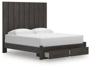Ashley Furniture Fraluna bedroom set featuring a bed with a wooden headboard, matching nightstands, and a coordinated bedroom design.