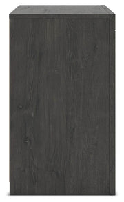 Ashley Furniture Fraluna bedroom set featuring a modern bed frame, nightstands, and matching dresser in a stylish bedroom scene.