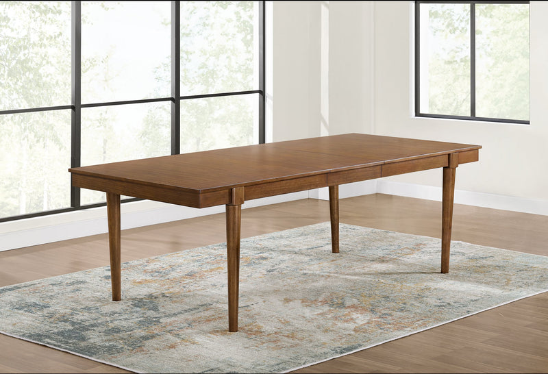 Ashley Furniture Lyncott Dining Extension Table with wooden finish and extendable leaves, ideal for versatile dining room setups.